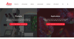 Desktop Screenshot of leica-microsystems.com